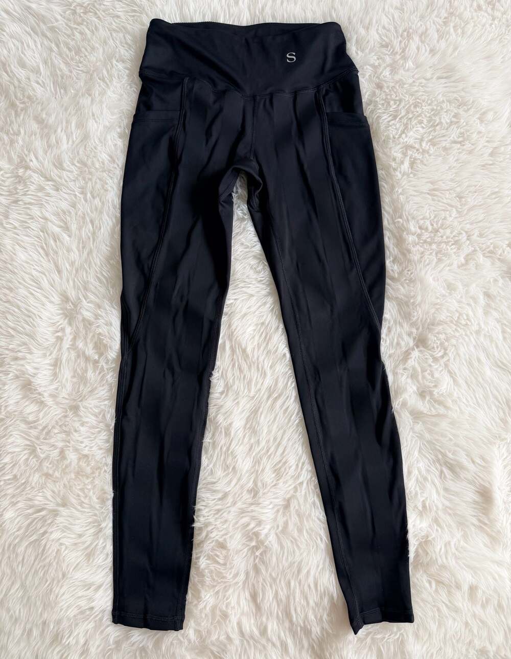 Skinnify Black High-Waisted Pocket Leggings Size XS